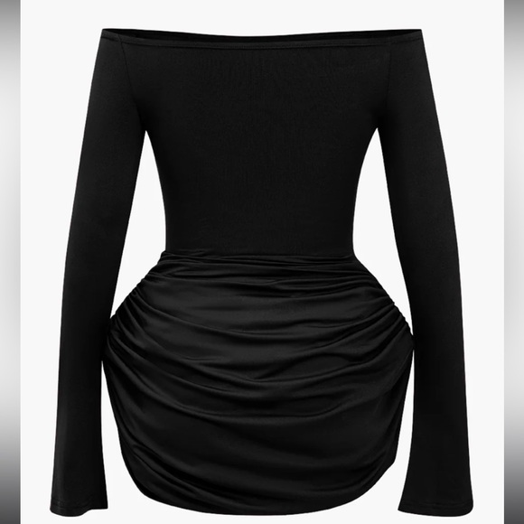 Rushed Off Shoulder Mini Dress - Picture 2 of 2